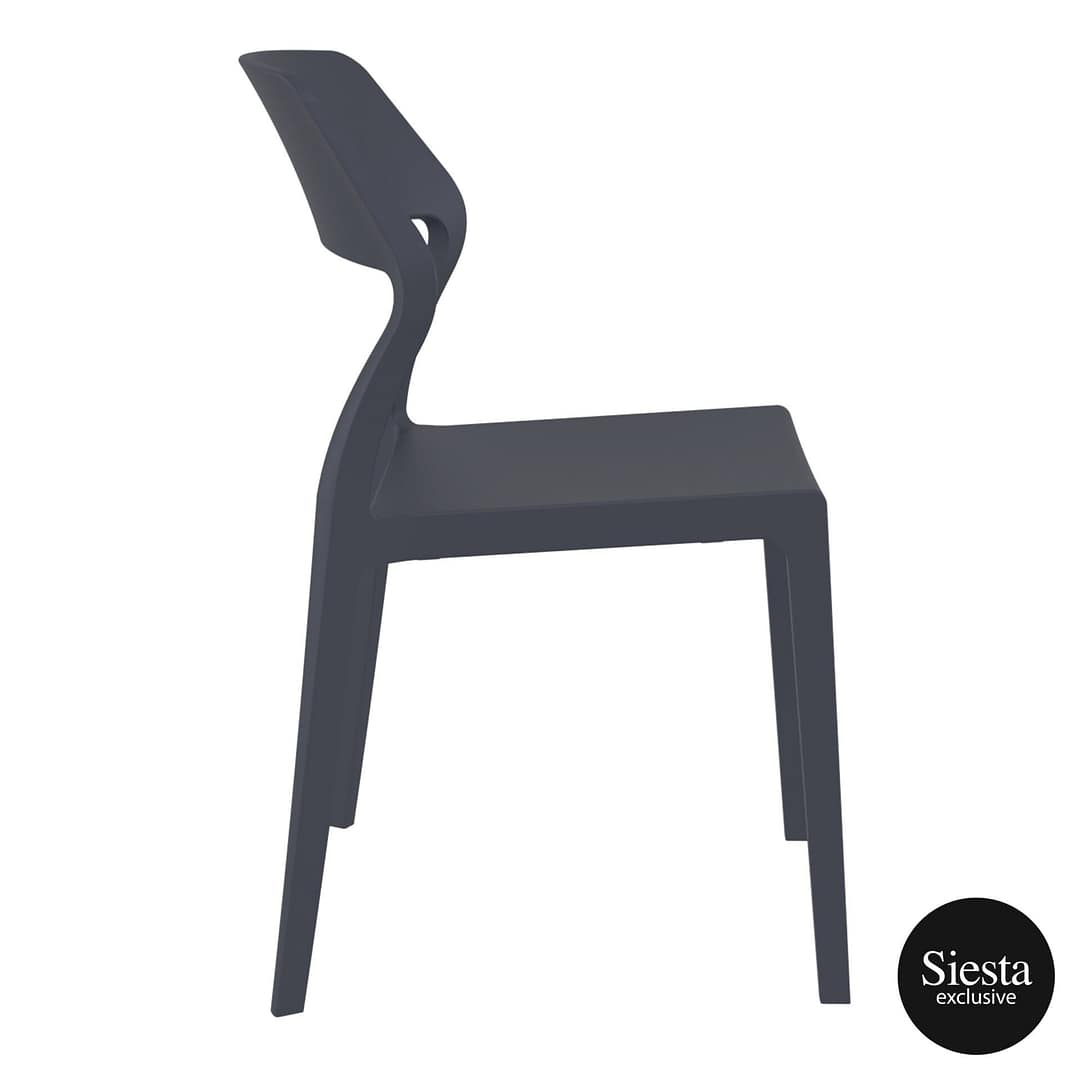 Anthracite Commercial Chair - Siesta Snow - Modern & Durable - Image 3