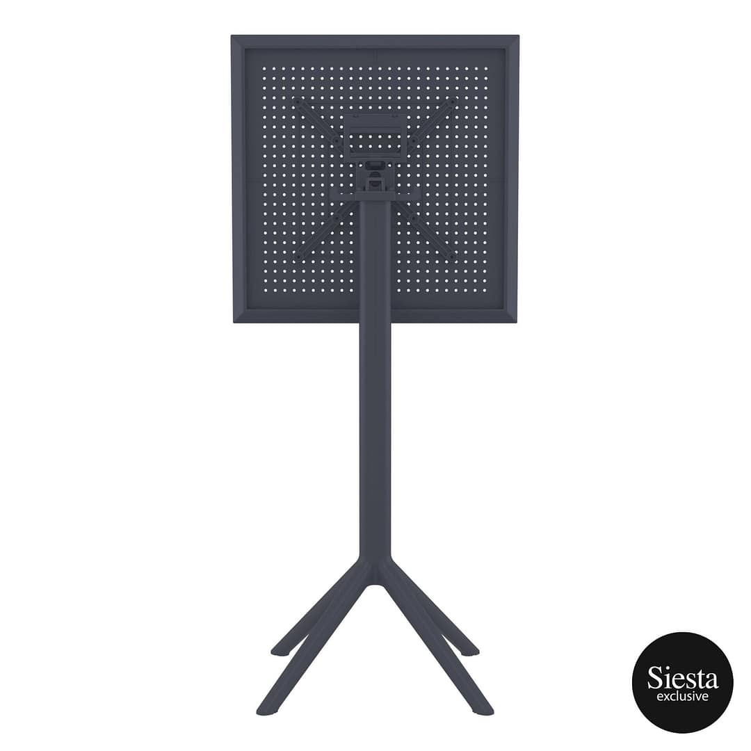 Furnlink Sky Folding BAR Table 60 Square - Anthracite - Image 6