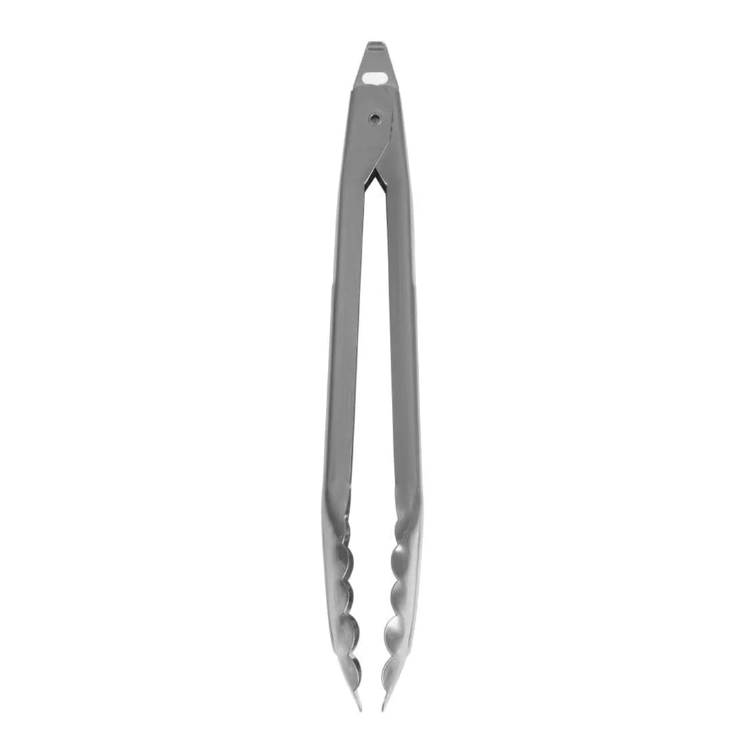 Vogue J608 Catering Tongs – 240 mm Stainless Steel - Image 4