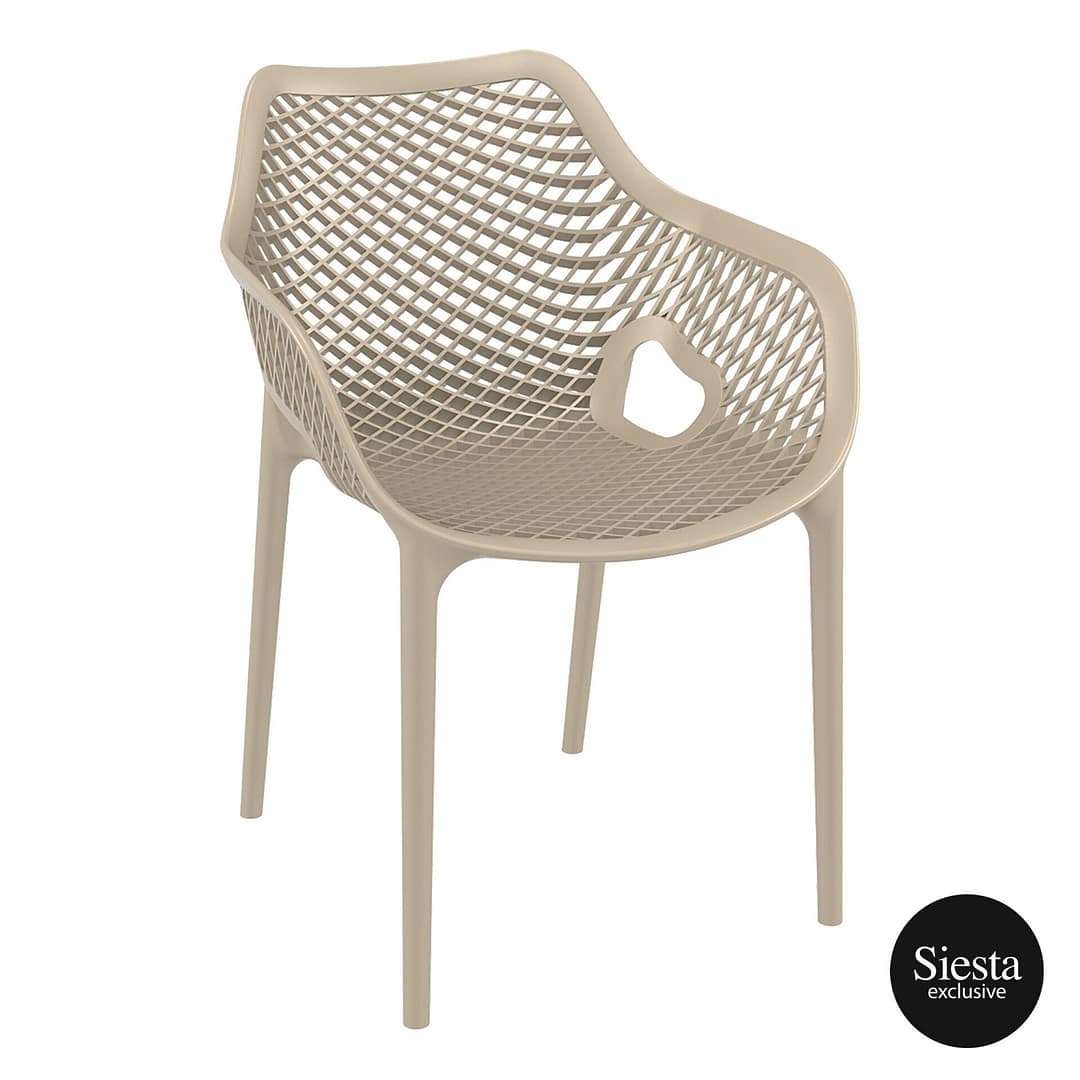 Siesta Air XL Armchair - Taupe - Relaxed Elegance for Outdoors