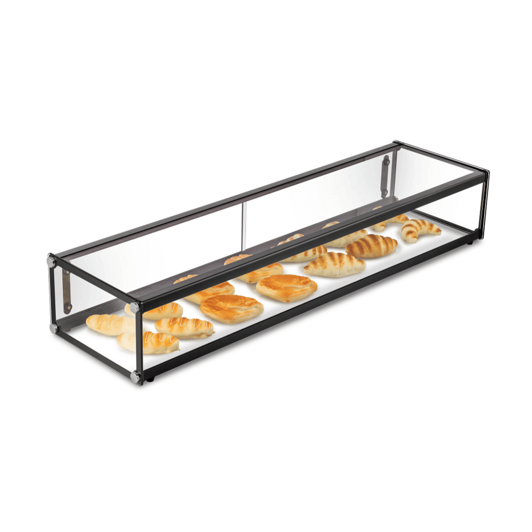 Bonvue AD1-1200 Single Layer Ambient Showcase, Pre-Assembled, 68L, 1200mm, Toughened Glass