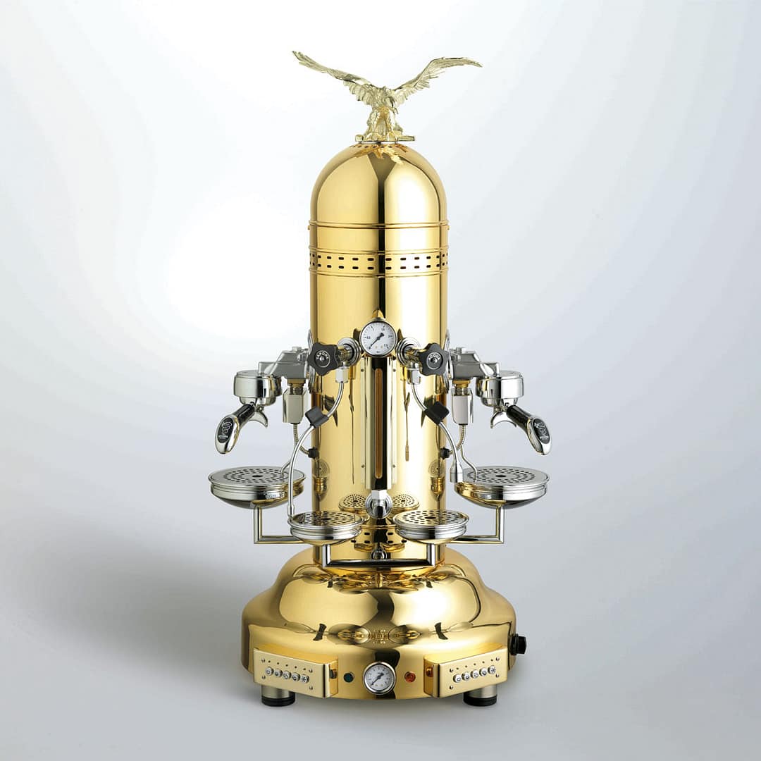 Bezzera BZEAGLEG2E 2 Group Gold Espresso Machine | Classic Italian Elegance