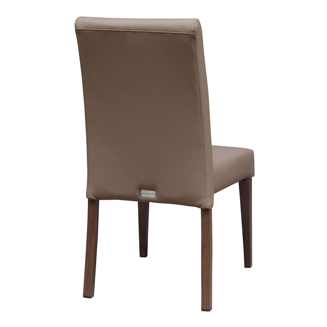 Taupe London Chair with Timber Look Legs - Sophisticated Seating for Commercial Spaces - Image 18