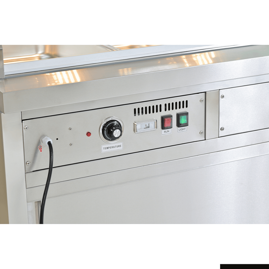 Thermaster PG210FE-XG Wet & Dry Bain Marie Display – 6×1/1GN Pans - Image 5