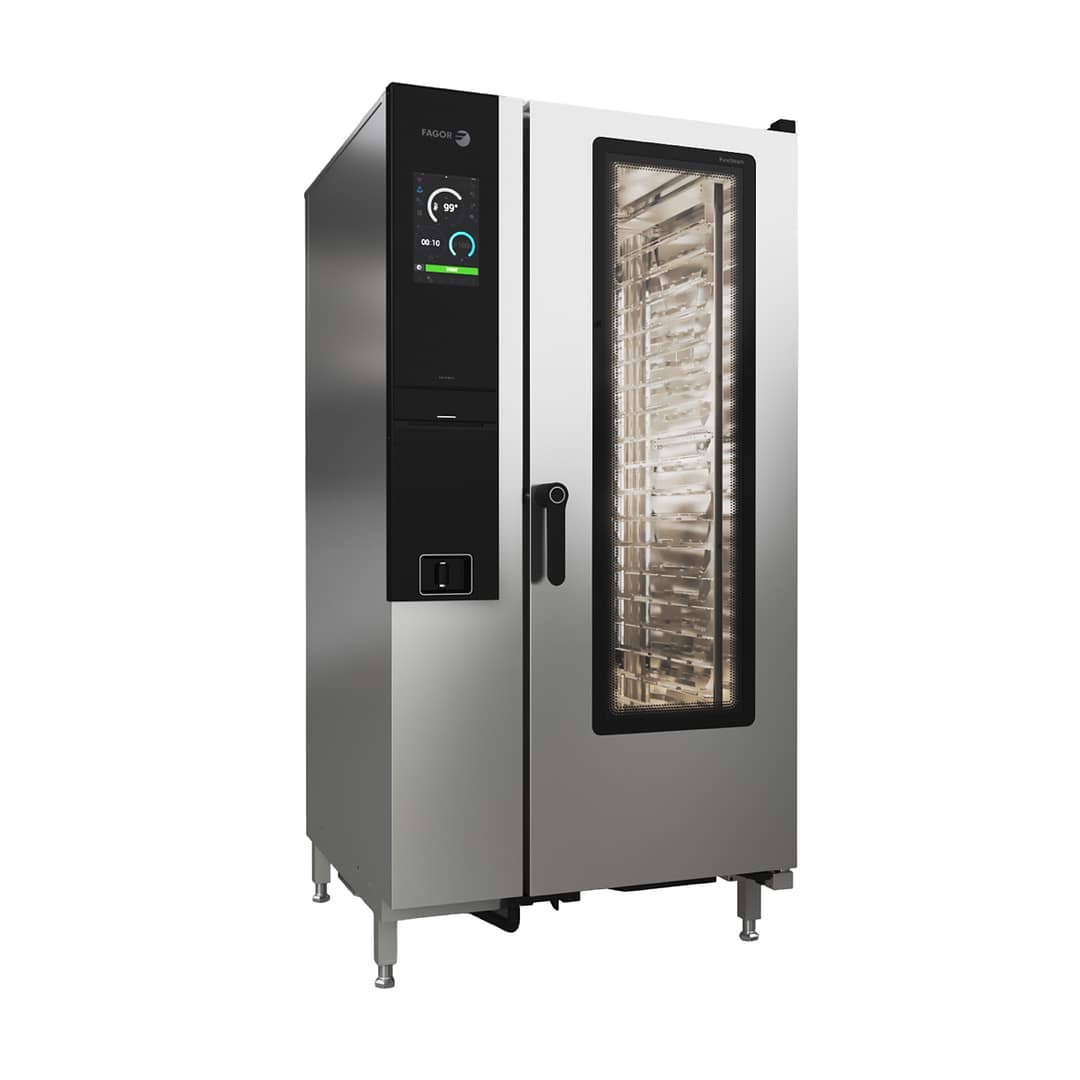 Fagor APW-201GRLWS iKORE Advanced Boiler 20 tray gas combi oven with free installation offer