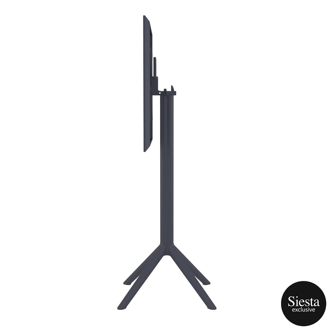 Furnlink Sky Folding BAR Table 60 Square - Anthracite - Image 3