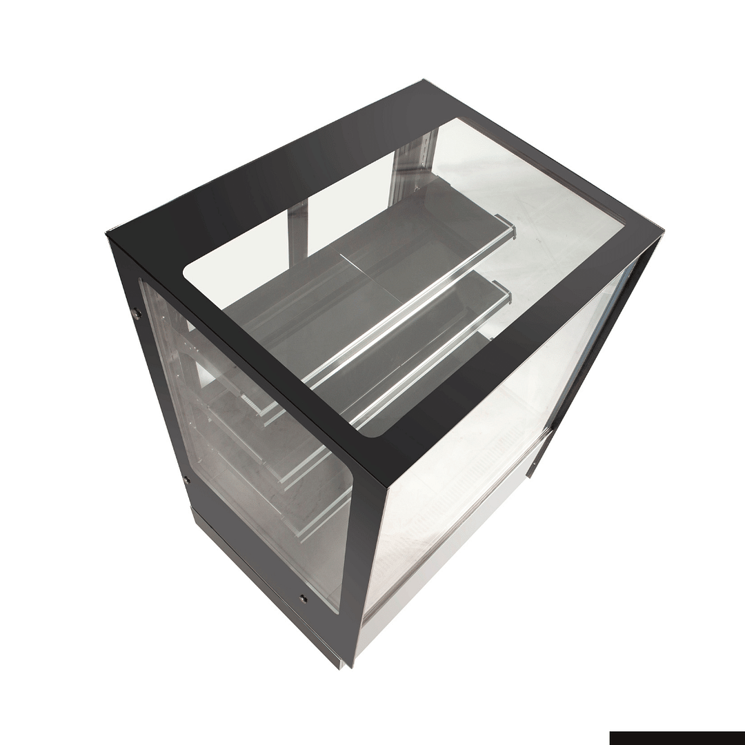 Bonvue GAN-900RF3 Cake Display – 3 Shelves, Heated Glass | Bakery Fridge - Image 2
