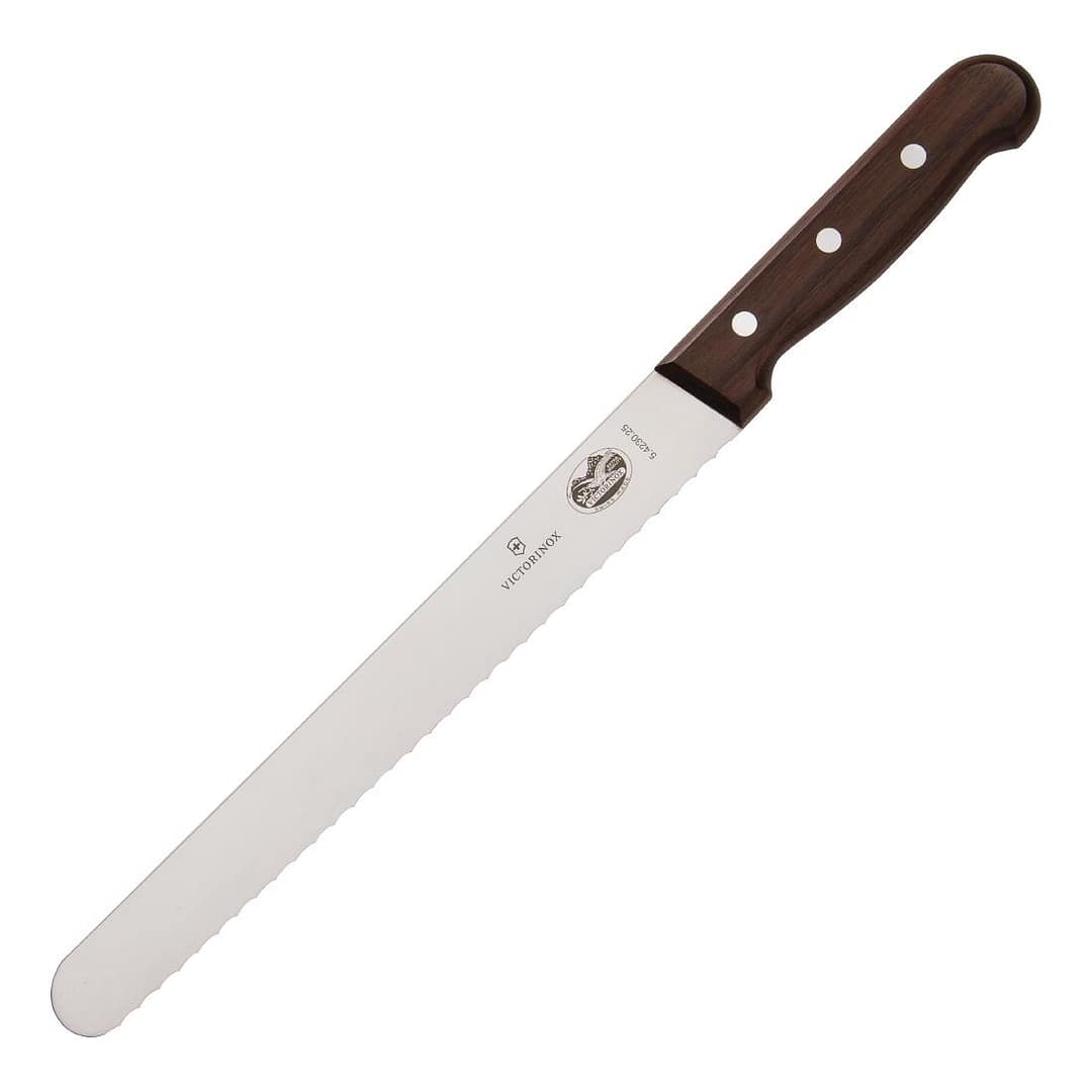 Victorinox C630 rosewood serrated slicer knife 254mm, stainless steel, Swiss made – Australia