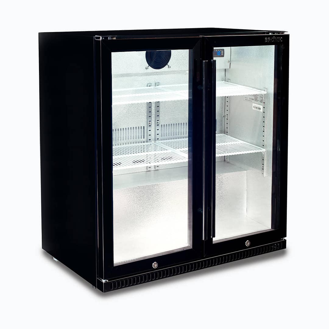Bromic BB0200GD-NR Back Bar Fridge – 190L, Double Glass Doors - Image 6