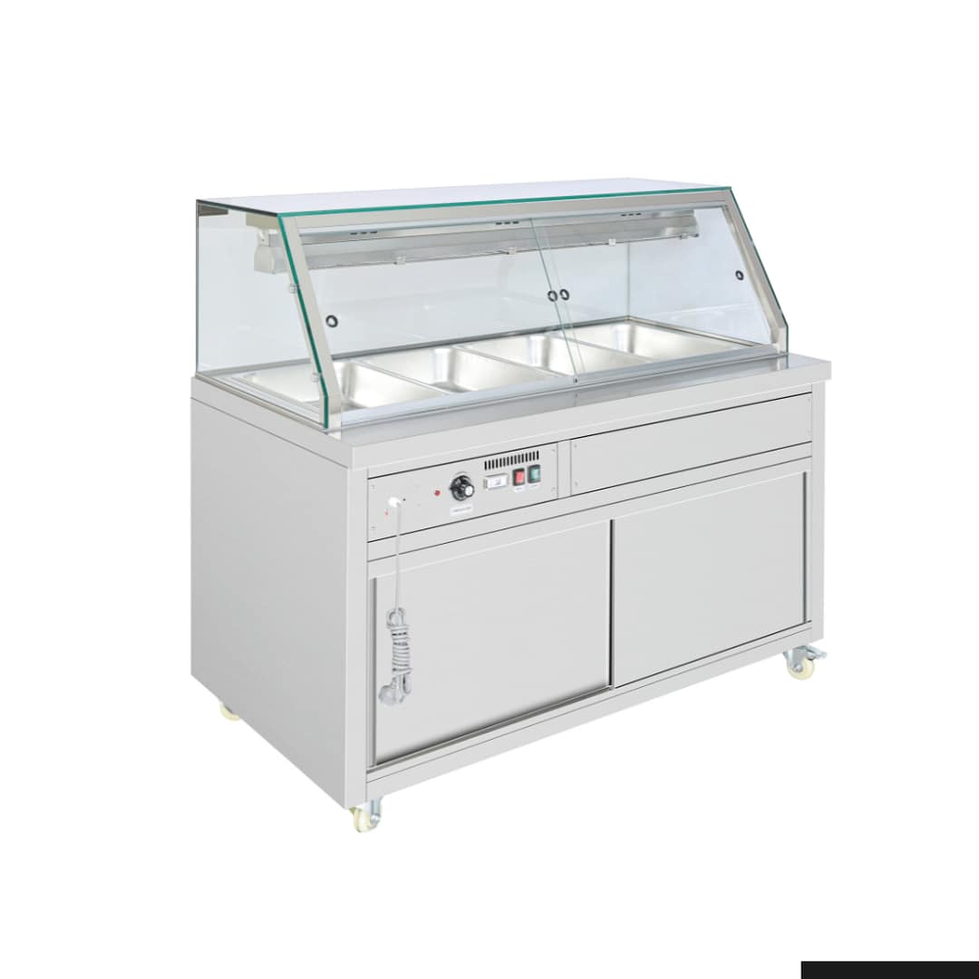 Thermaster PG150FE-XG Wet & Dry Bain Marie Display – 4×1/1GN Pans - Image 6