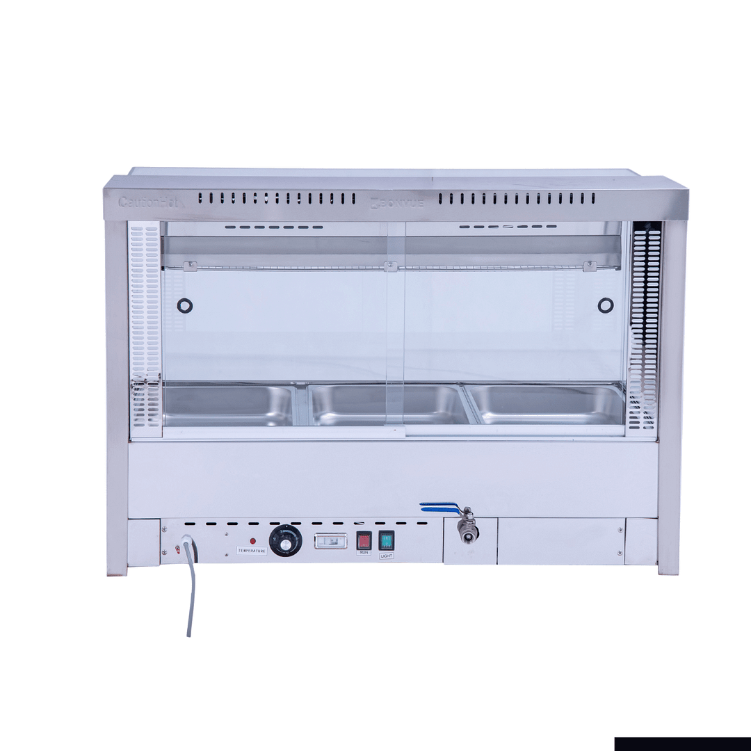 Bonvue BM11SC Square Countertop Wet & Dry Bain Marie – 1055mm - Image 4