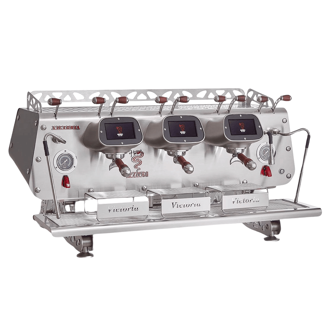 Bezzera VICTORIA black 3-group commercial espresso machine with TFT display and triple boiler system – Australia