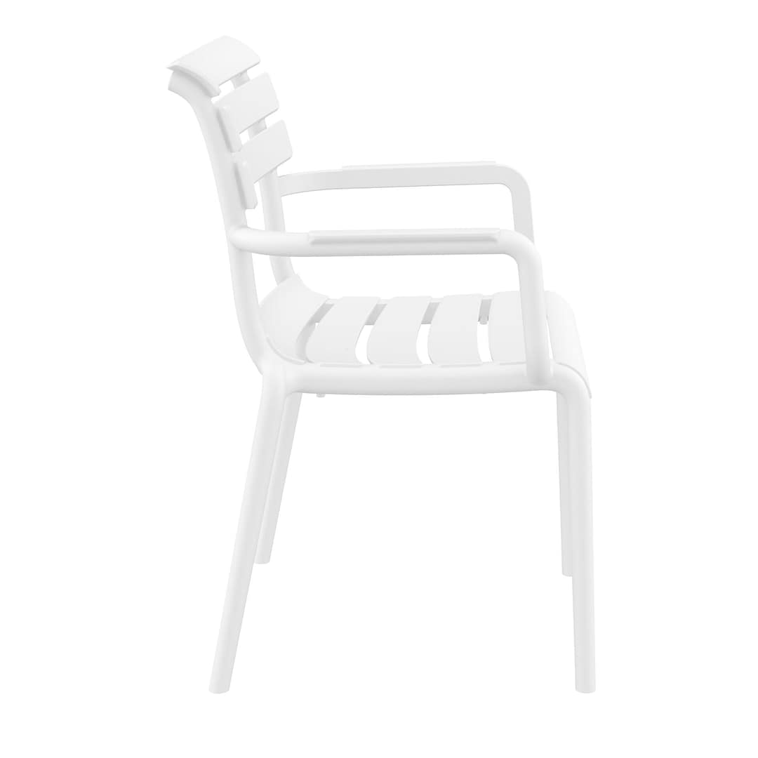 Black Paris Stacking Armchair - Indoor/Outdoor Seating Solution - Image 31