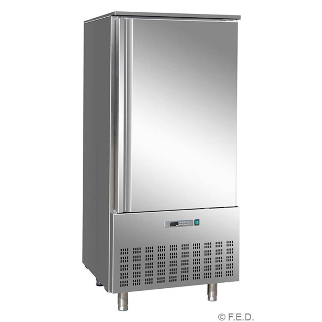 Thermaster D14 blast chiller & shock freezer, 14-tray GN/EN, 494L, stainless steel, 415V – front view, Australia