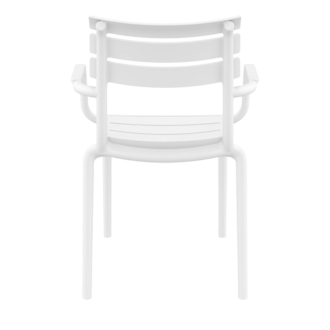 Black Paris Stacking Armchair - Indoor/Outdoor Seating Solution - Image 27