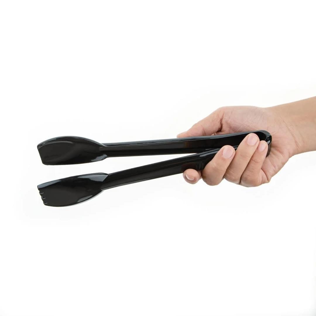 Vogue Food Tongs Black - 230mm 9" - Image 2