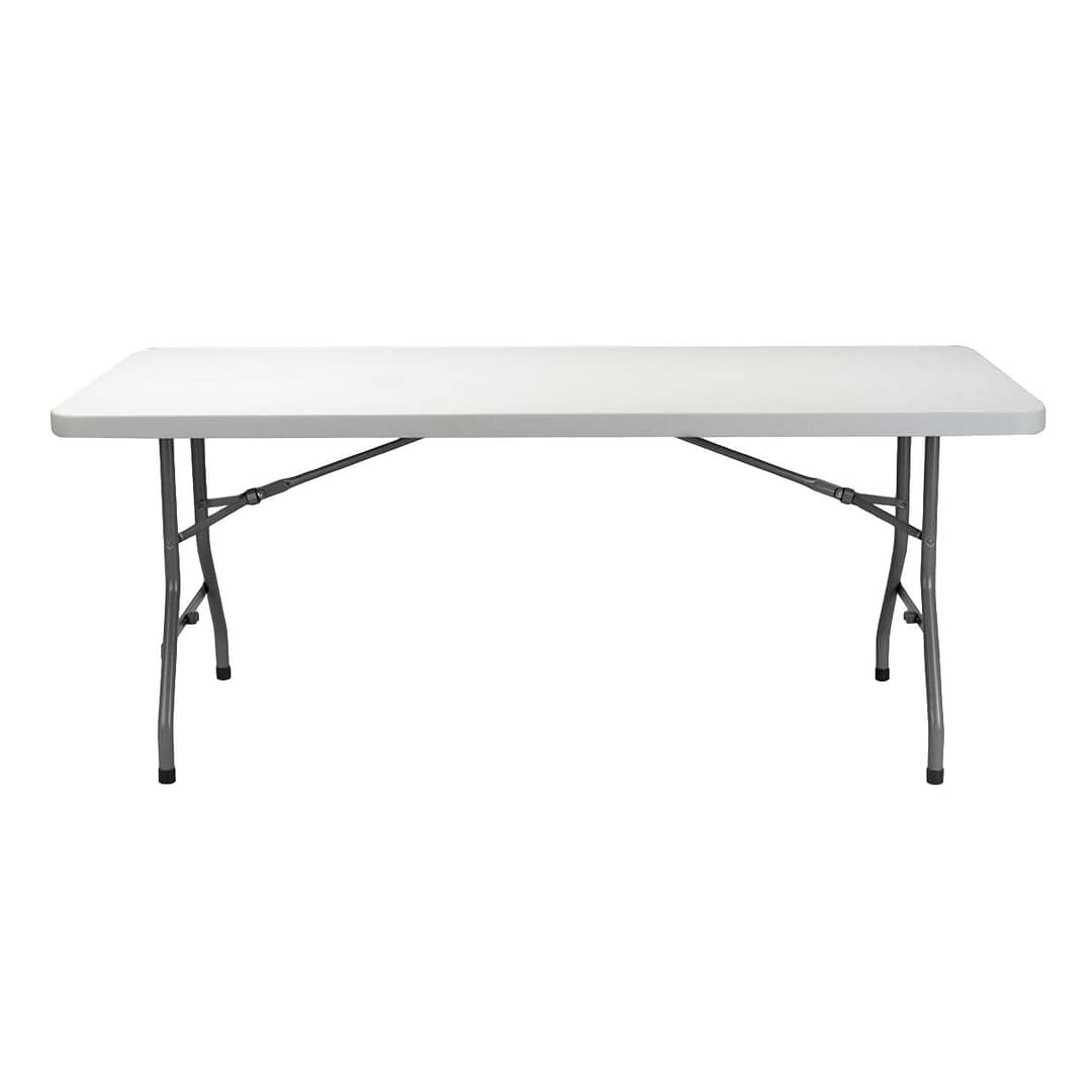Manhattan 1830mm commercial trestle table, foldable HDPE top with steel frame – Australia