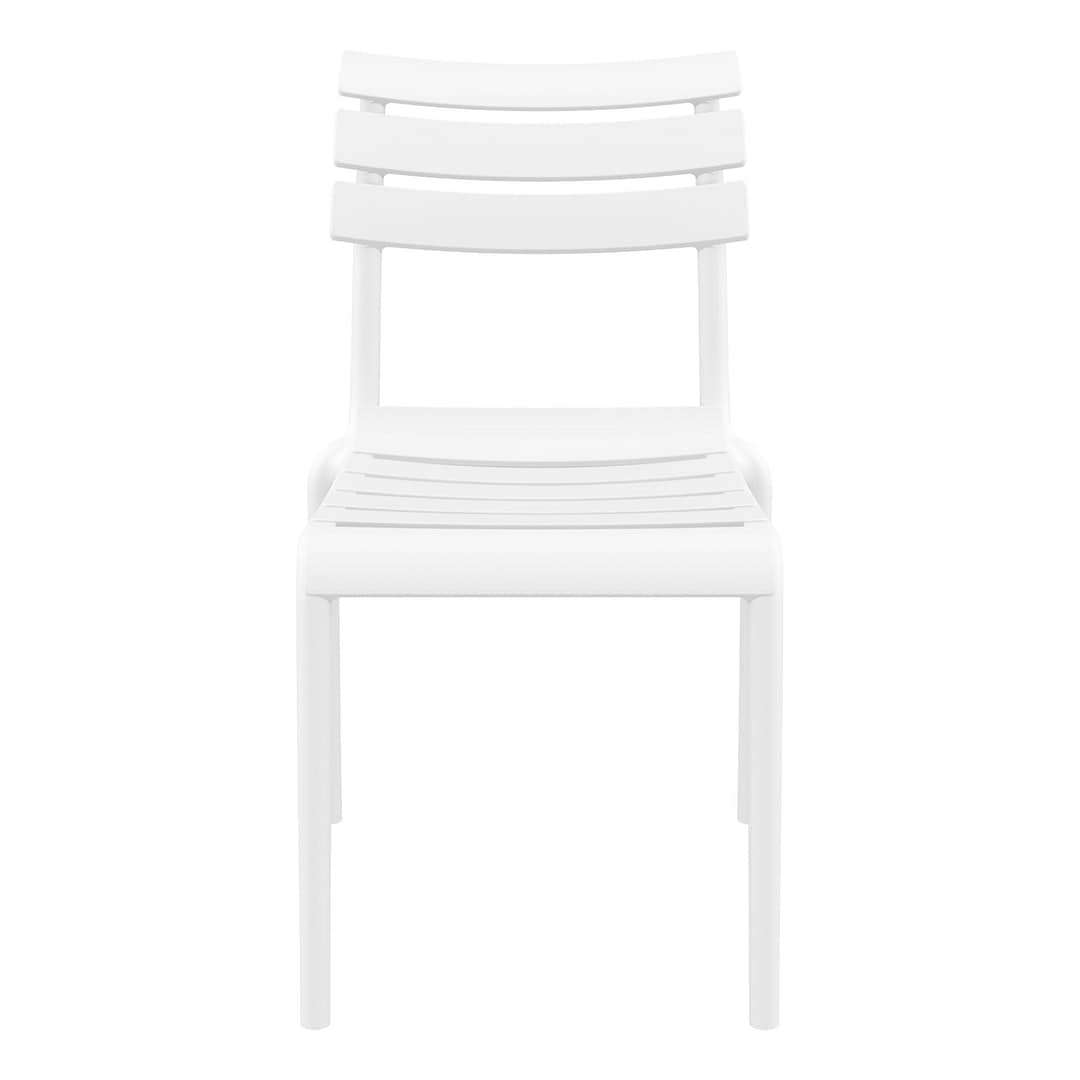 Black Furnlink Siesta Helen Stacking Chair - Durable & UV-Resistant for All-Weather Use - Image 10