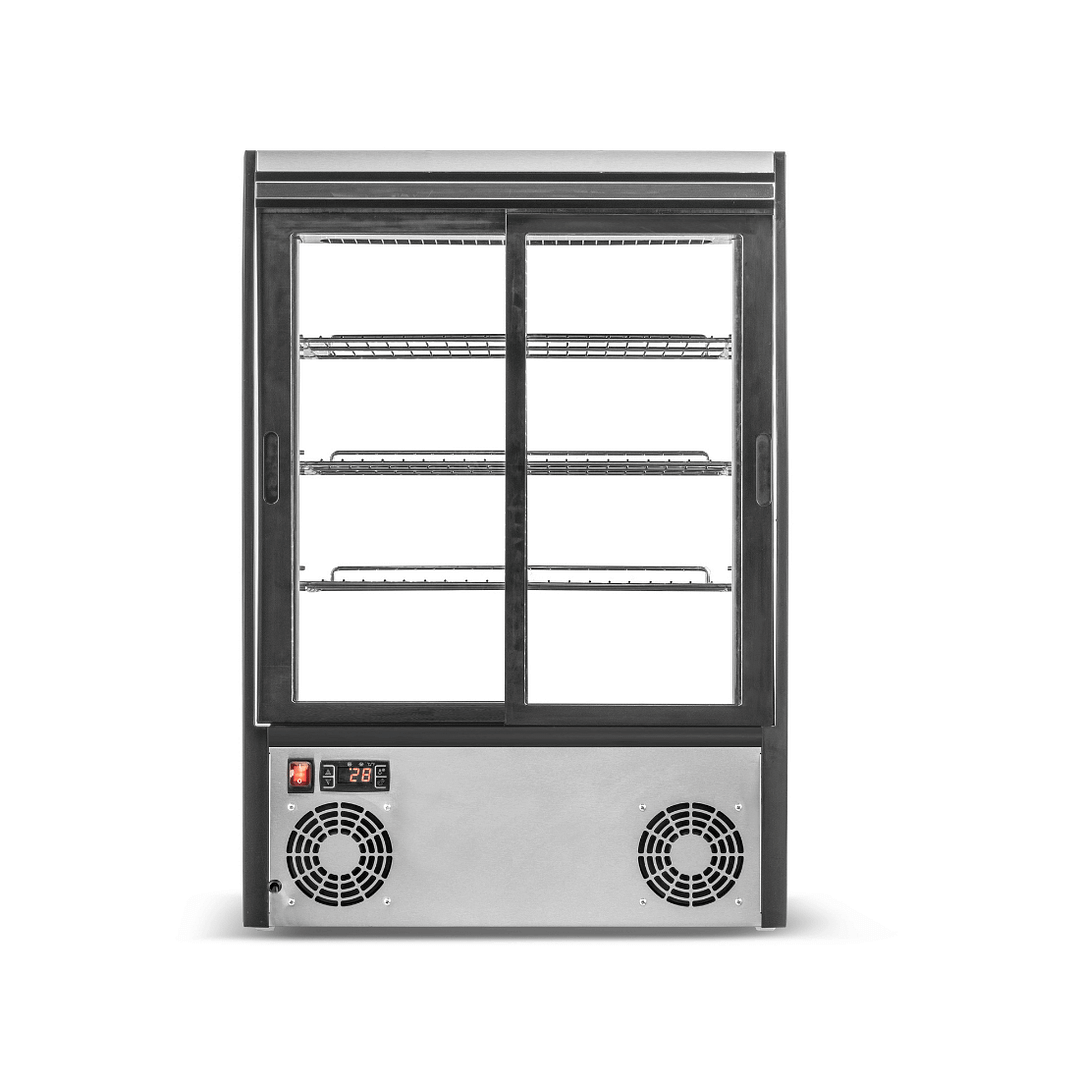 Bonvue CTA-146 Chilled Angled Counter-Top Food Display – 146 L - Image 4