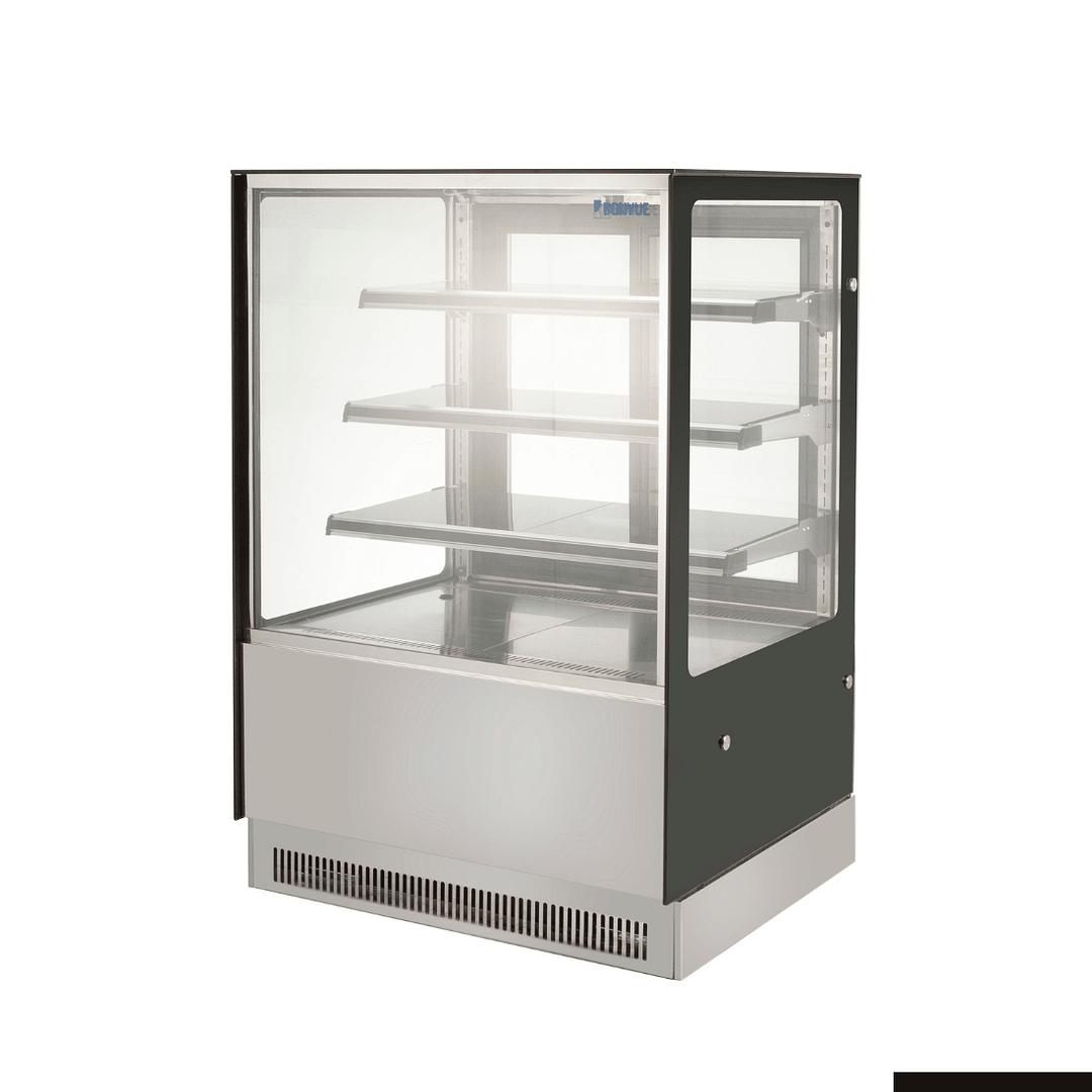 Bonvue GAN-900RF3 Cake Display – 3 Shelves, Heated Glass | Bakery Fridge - Image 3