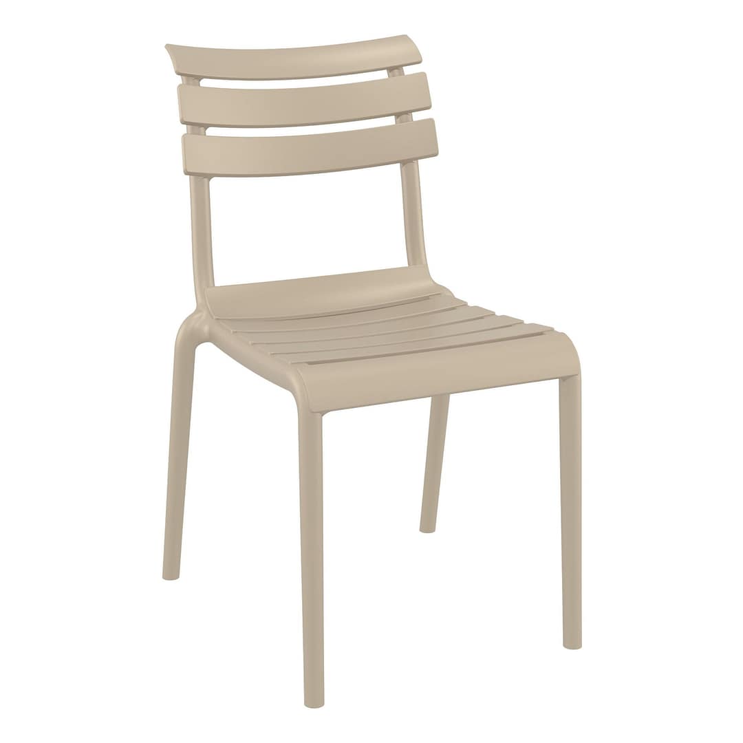 Taupe Siesta Helen Stacking Chair by Furnlink