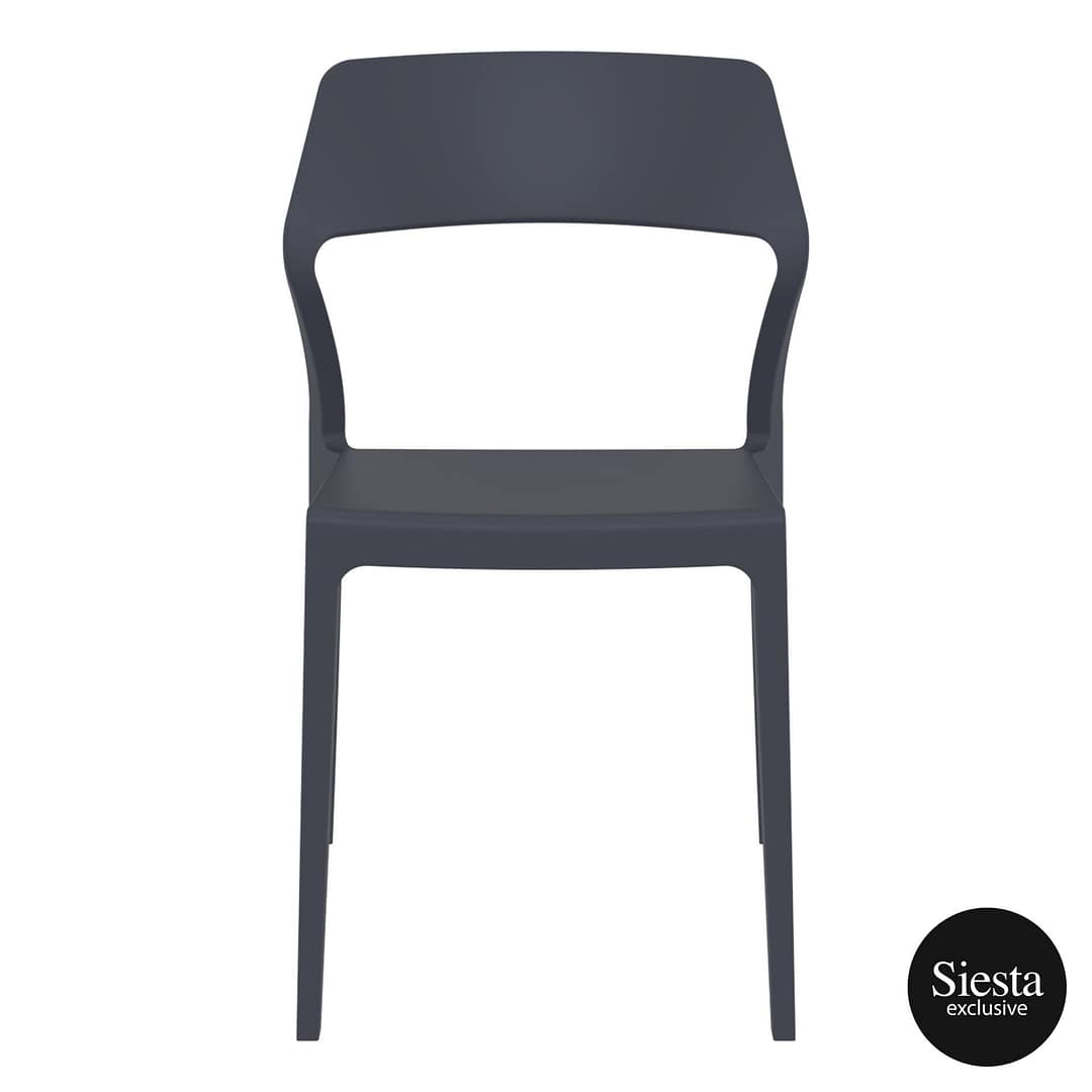 Anthracite Commercial Chair - Siesta Snow - Modern & Durable - Image 2