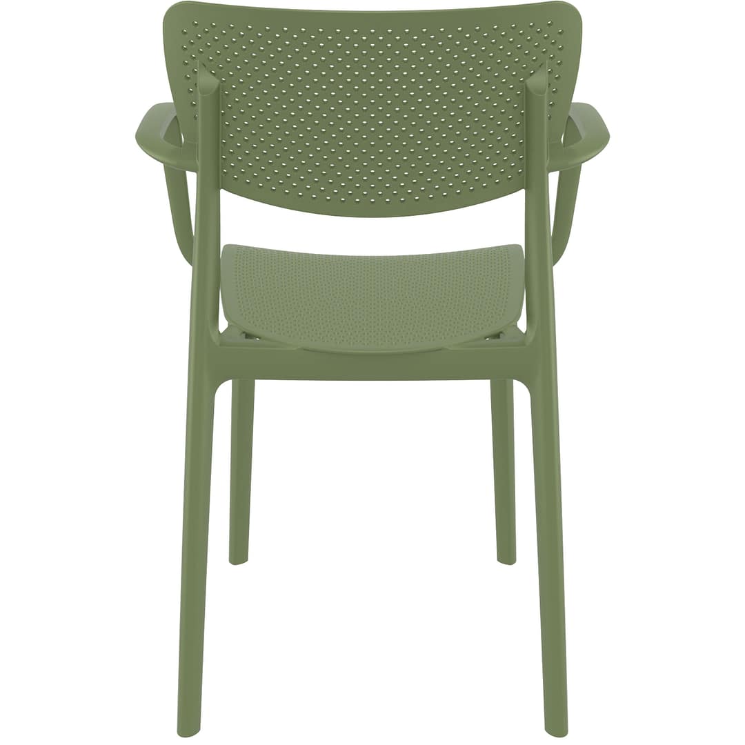 Commercial Grade Olive Green Loft Armchair - Indoor and Outdoor Armchair by Siesta, Europe - Image 2