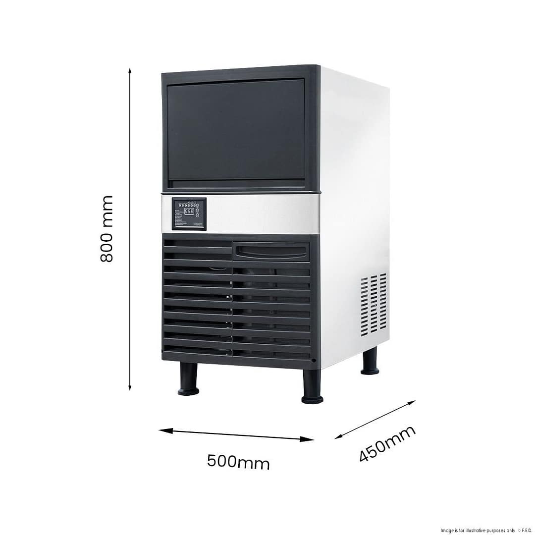 Blizzard SN-80P Under Bench Ice Maker Air Cooled | 36KG / 24 Hr - Image 4