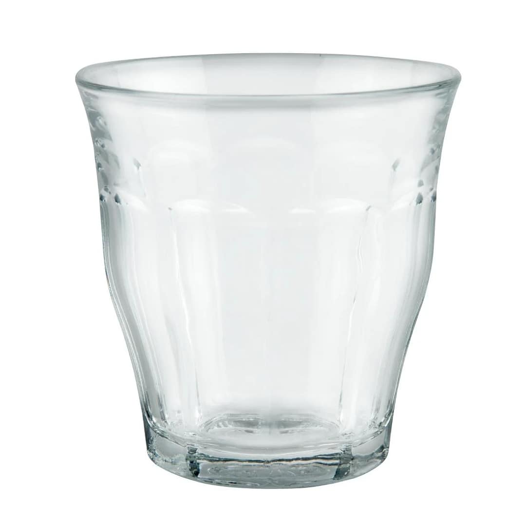 Duralex Coffee Latte Glass Picardie Tumblers 220ml (Pack of 6)