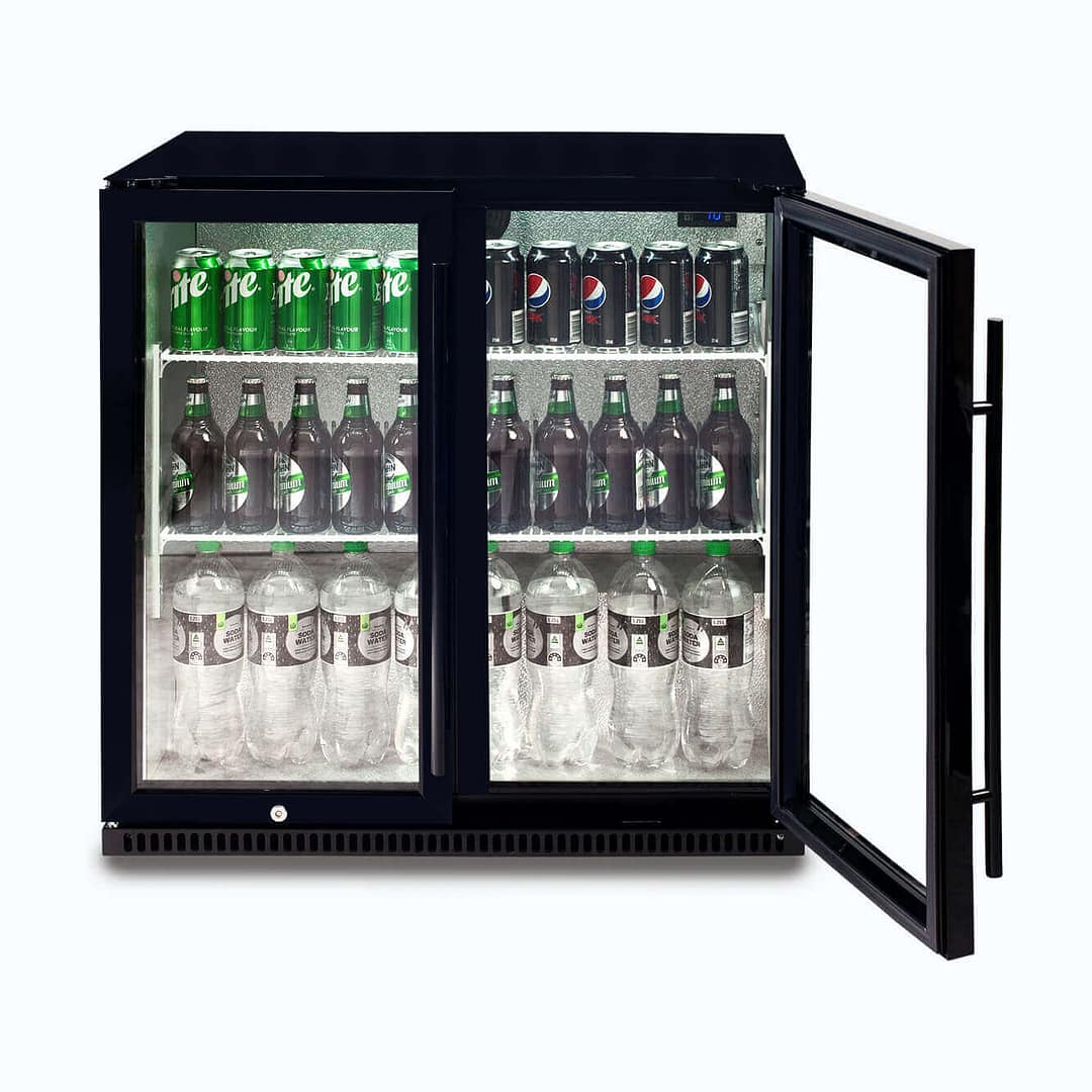 Bromic BB0200GD-NR Back Bar Fridge – 190L, Double Glass Doors - Image 4