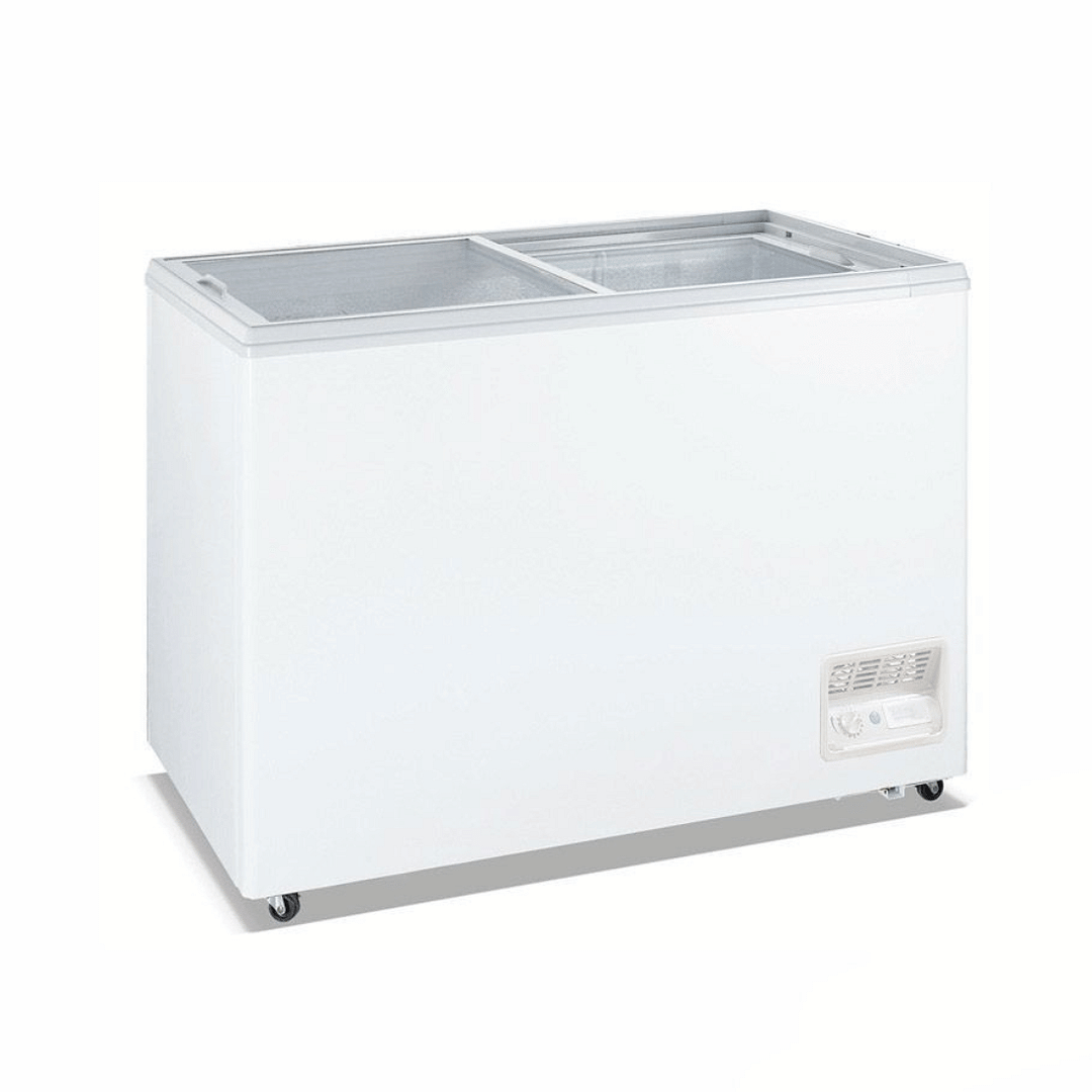 Thermaster WD-520F Chest Freezer with 520L Capacity and Glass Sliding Lids – Ideal for Stores & Cafés