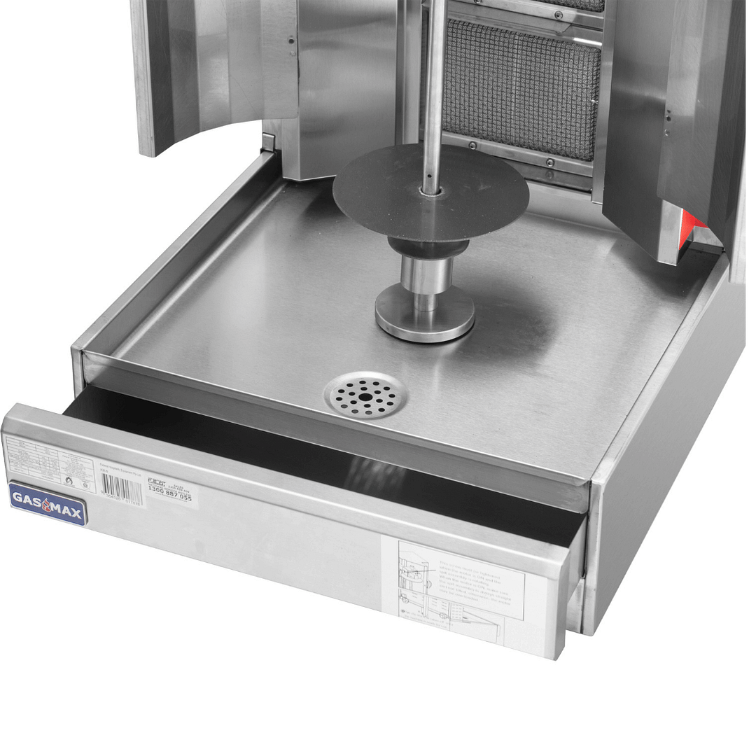 GasMax KB-5 Semi-Automatic 5 Burner Kebab Machine – NG, 56kg, Stainless Steel - Image 2