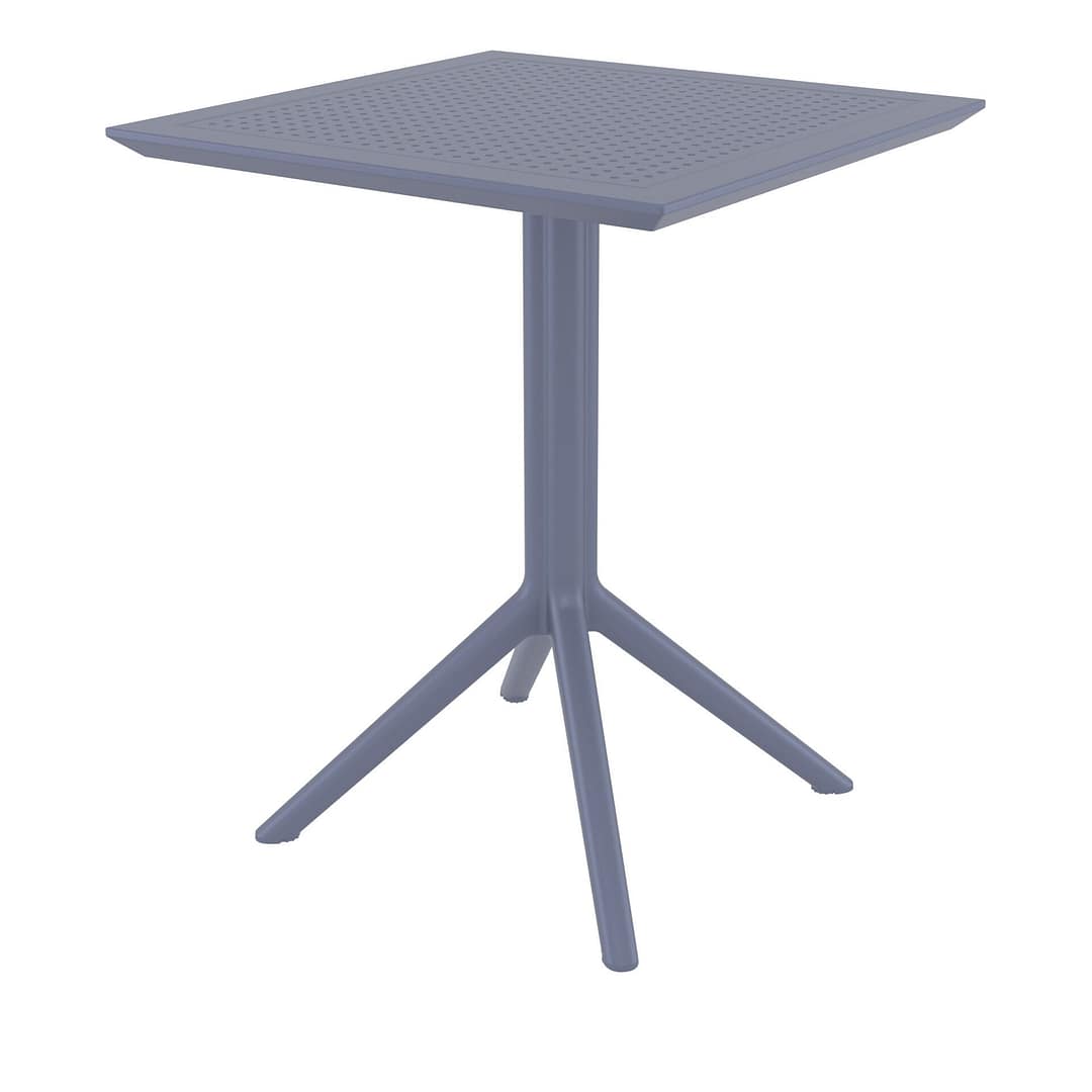 Furnlink Siesta Sky Folding Table 60 Square - White - Image 3
