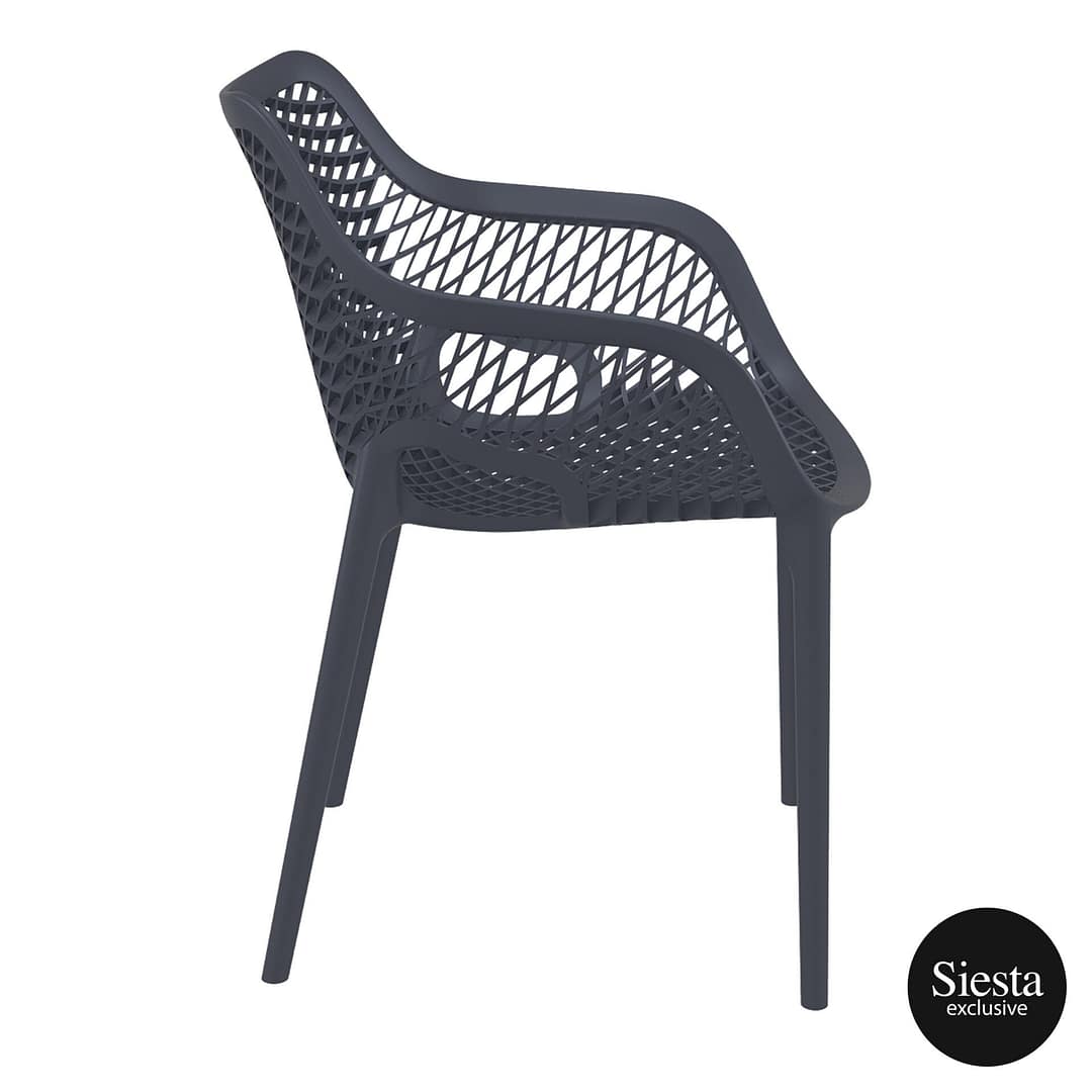Anthracite Outdoor Armchair - Siesta Air XL - Spacious Modernity - Image 2