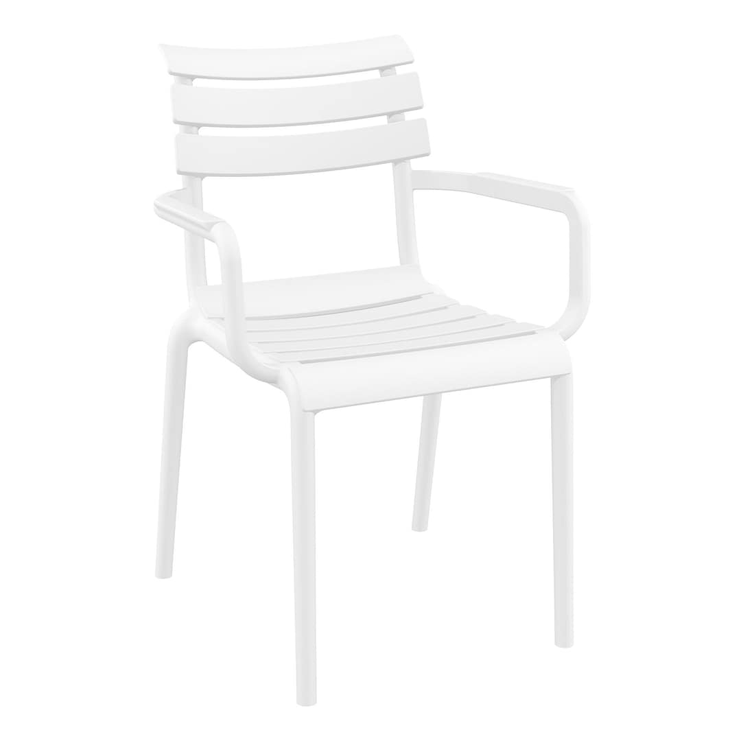 Black Paris Stacking Armchair - Indoor/Outdoor Seating Solution - Image 30