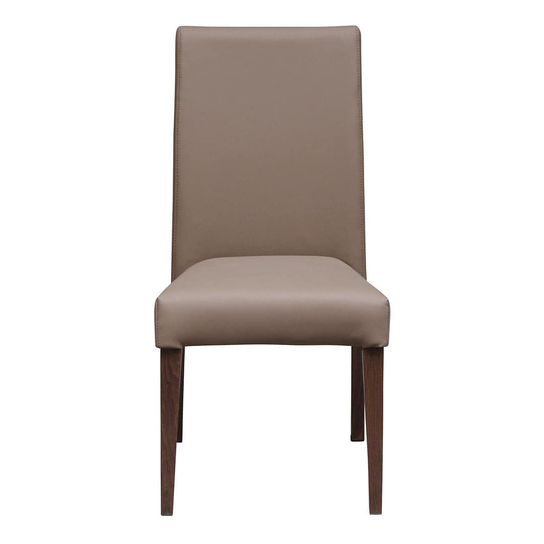 Taupe London Chair with Timber Look Legs - Sophisticated Seating for Commercial Spaces - Image 16