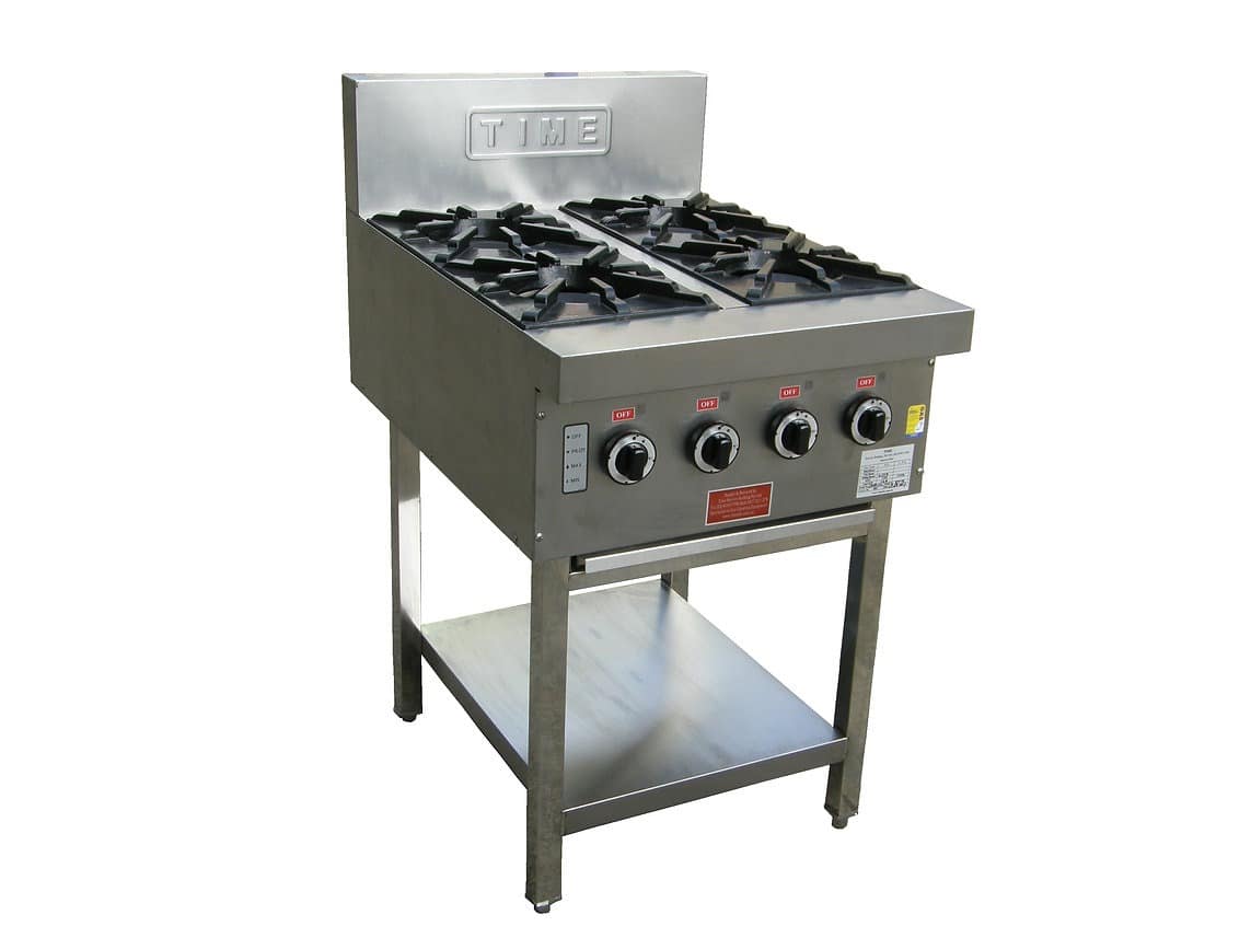 TIME 4 Boiling Tops with Under Shelf - Model BT-4 - Image 2