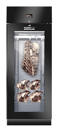 Everlasting DAE0702 Single Door Meat Dry Aging Cabinet with Front & Back Glass Display