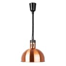 Apuro Retractable Dome Heat Lamp Shade – Copper Finish