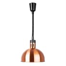 Apuro Retractable Dome Heat Lamp Shade – Copper Finish