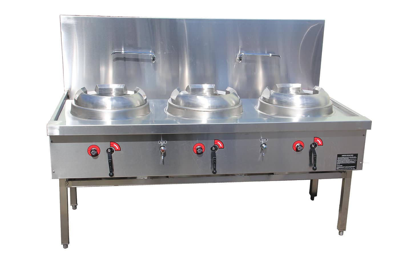 Time Triple Ring Wok CWS-T3 | Commercial 3-Burner Wok Station - Image 3