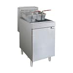 Frymax RC400E 4 Burner Natural Gas Tube Fryer with 22L Oil Capacity & 35kg/hr Output