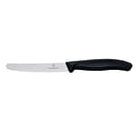 Victorinox FZ371 professional steak and tomato knife 110mm wavy edge, black handle, stainless steel – Australia