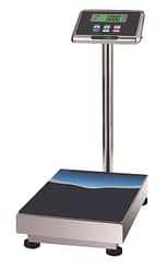 Vitras PSC9215 platform trolley scale, 150kg × 50g with stainless steel platform