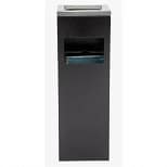 Bolero Y812 Square Stainless Steel Cigarette Bin, 10L, 600mm High