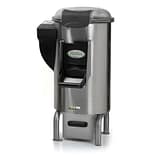 Brice FAMFP100 potato peeler with 10 kg bowl, 550 W motor, stainless steel, floor mounted – front view, Australia