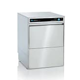 MEIKO UPster U500 under bench dishwasher, 500mm rack, stainless steel, compact design – front view, Australia