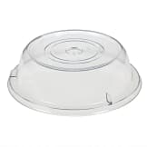 KH Healthcare Clear Plastic Plate Cover, 240mm Diameter, Pack of 12 for Cafés and hospital, canteen, school