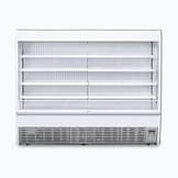 Bromic Vision 240 2555L open-access display fridge with LED lighting