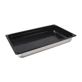 Vogue Stainless Steel Heavy Duty Non-Stick 1/1 Gastronorm Tray 40mm - Commercial Use
